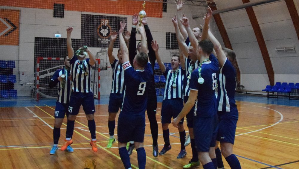 Marijampolės apskrities salės futbolo pirmenybėse triumfavo INTER futbolininkai